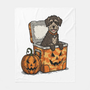 Boykin Spaniel Halloween Fleece Blanket