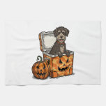 Boykin Spaniel Halloween Kitchen Towel