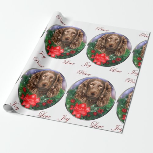 Boykin Spaniel Merry Christmas Wrapping Paper