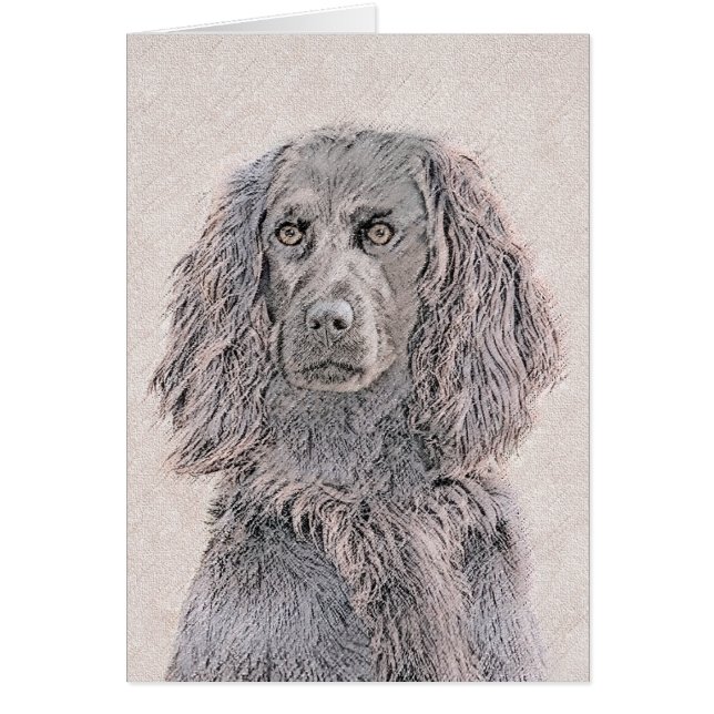 Boykin Spaniel Painting - Cute Original Dog Art (Front)