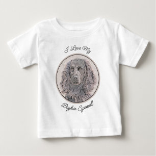 Boykin Spaniel Painting - Cute Original Dog Art Baby T-Shirt