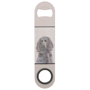 Boykin Spaniel Painting - Cute Original Dog Art Bar Key