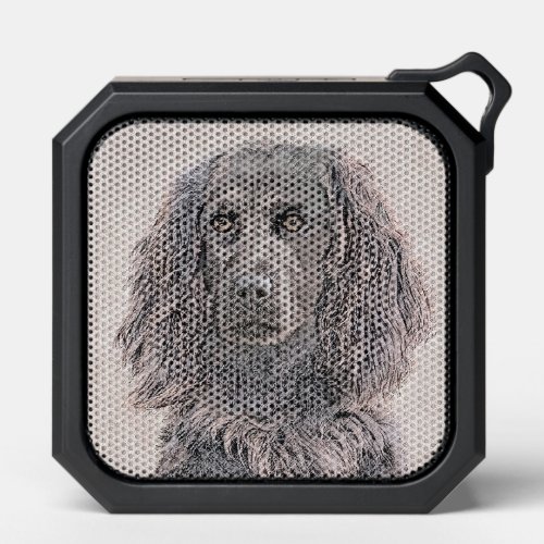 Boykin Spaniel Painting _ Cute Original Dog Art Bluetooth Speaker