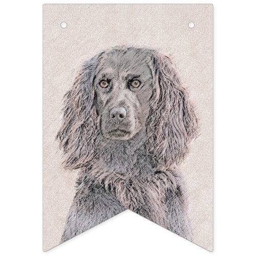 Boykin Spaniel Painting _ Cute Original Dog Art Bunting Flags