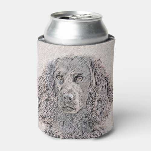 Boykin Spaniel Painting _ Cute Original Dog Art Can Cooler