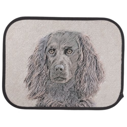 Boykin Spaniel Painting _ Cute Original Dog Art Car Floor Mat