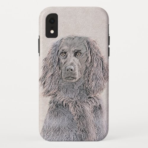 Boykin Spaniel Painting _ Cute Original Dog Art iPhone XR Case