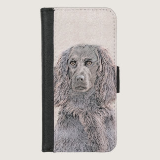 Boykin Spaniel Painting - Cute Original Dog Art iPhone 8/7 Wallet Case