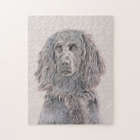 Boykin Spaniel Painting - Cute Original Dog Art