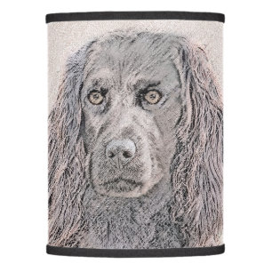 Boykin Spaniel Painting - Cute Original Dog Art Lamp Shade
