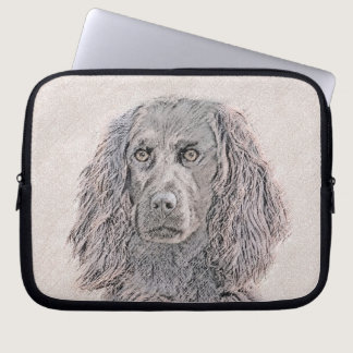 Boykin Spaniel Painting - Cute Original Dog Art Laptop Sleeve