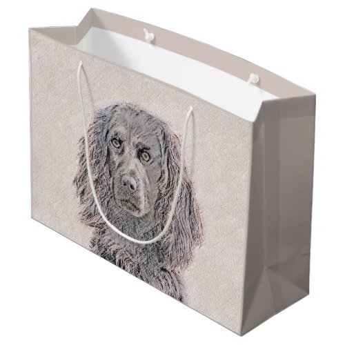 Boykin Spaniel Painting _ Cute Original Dog Art Large Gift Bag