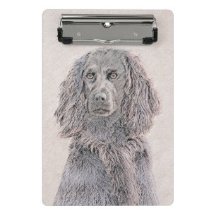 Boykin Spaniel Painting - Cute Original Dog Art Mini Clipboard
