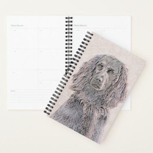 Boykin Spaniel Painting _ Cute Original Dog Art Planner