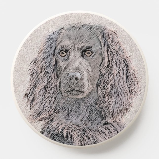 Boykin Spaniel Painting - Cute Original Dog Art PopSocket (Popsocket)