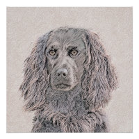 Boykin Spaniel Painting - Cute Original Dog Art