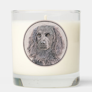Boykin Spaniel Painting - Cute Original Dog Art Scented Candle