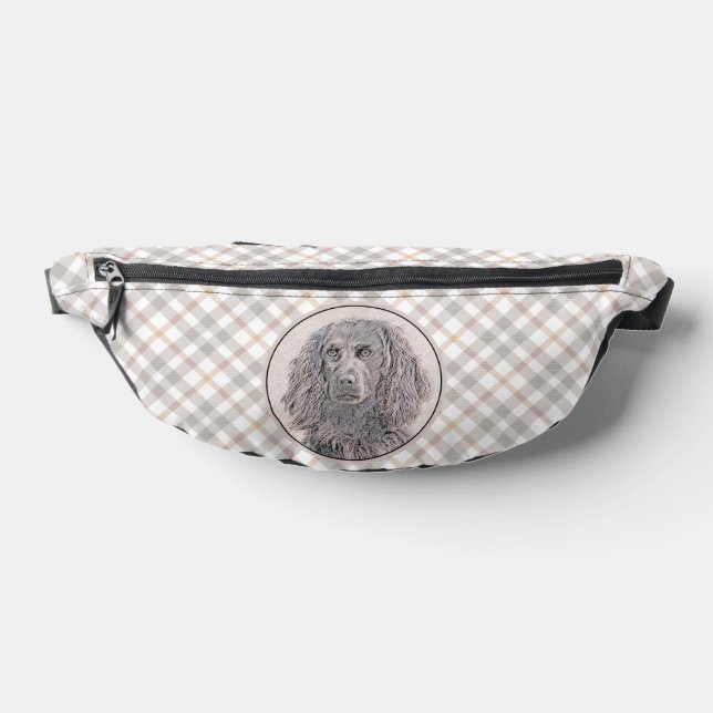 Boykin Spaniel Painting Little Brown LBD Dog Art Fanny Pack (Lay Down)
