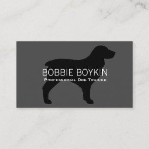 Boykin Spaniel Silhouette Business Card
