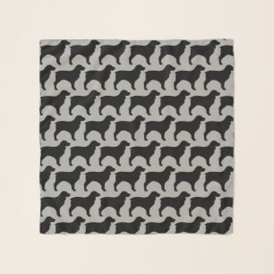 Boykin Spaniel Silhouettes Pattern Scarf