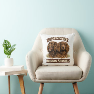 Boykin Spaniel Throw Pillow