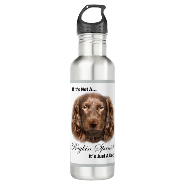 Boykin Spaniel Water Bottle (Front)