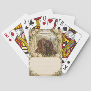 Boykin Spaniel Wedding Guest Book Signing Deck Poker Cards