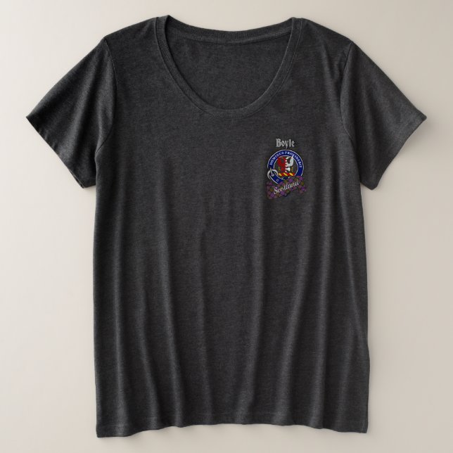 Boyle Clan Women's Pocket Plus Size T-Shirt (Design Front)