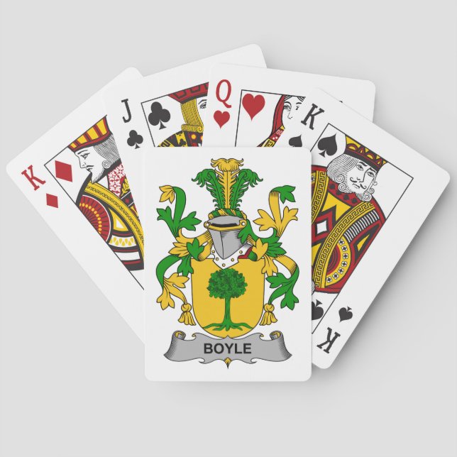 Boyle Family Crest Poker Cards (Back)