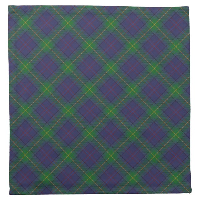 Boyle Scottish Clan Tartan Napkins (Front)