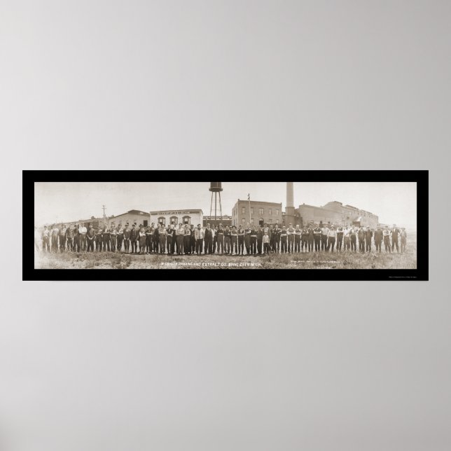 Boyne City, MI Tanning Photo 1913 Poster (Front)