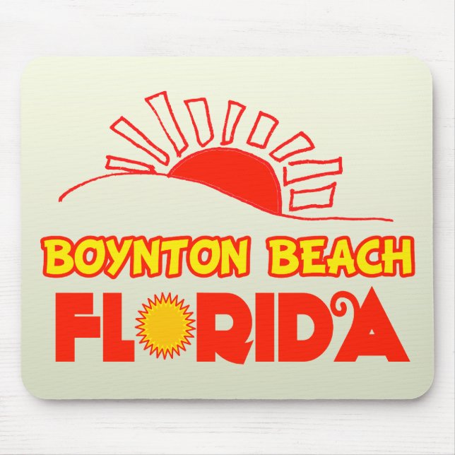 Boynton Beach, Florida Mouse Pad (Front)