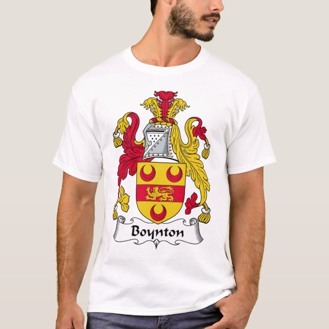 Boynton Family Crest T-Shirt (Front)
