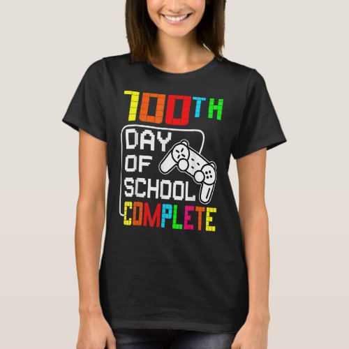 Boys 100th Day Of School Complete Video Game Stude T_Shirt