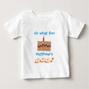 Boys 1st birthday outfit - personalized with name baby T-Shirt