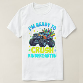 Boys 1st Day of Kindergarten Back to School Tee