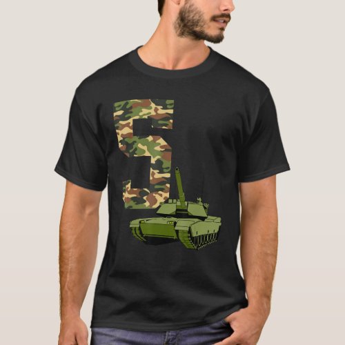 Boys 5th Birthday Military Tank Battle Truck 5 Yea