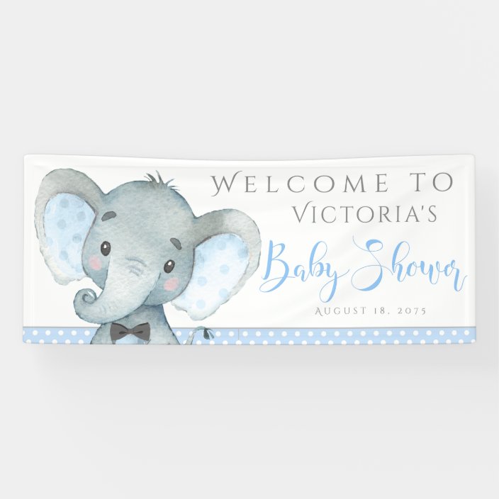 baby shower banners boy