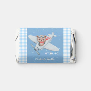 Boy's Airplane Baby Shower Hershey's Miniatures