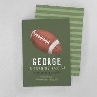 Boys American Football Kids 12th Birthday