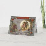 Boys And Girls Dressed In Vintage Style. Holiday Card at Zazzle