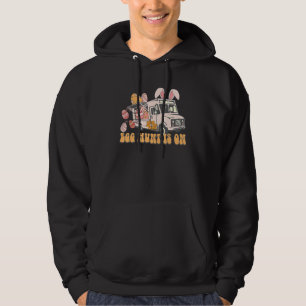 Boys And Girls Easter Bunny Farm Truck Egg Hunt I Hoodie