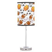 Boys and girls Sports football, soccer ,basketball Table Lamp (Back)