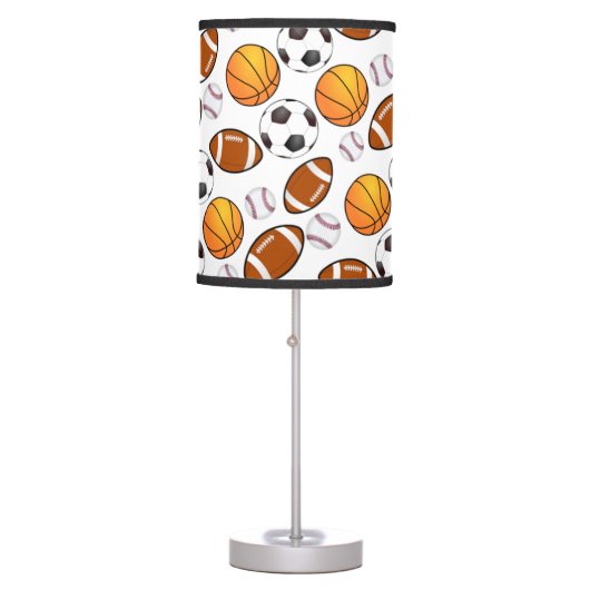 Boys and girls Sports football, soccer ,basketball Table Lamp (Front)