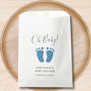 Boy's Baby Shower Favor Bag