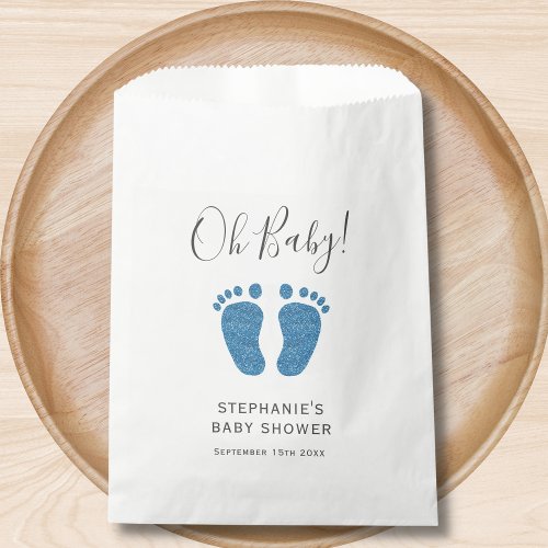 Boys Baby Shower Favor Bag