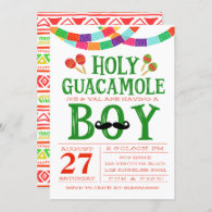 Boy's Baby Shower Fiesta Invitation