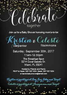 Joint Baby Shower Invitations Zazzle Joint Baby Shower Invitations Zazzle