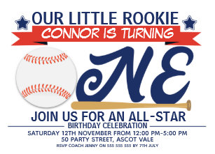 baseball birthday invitations zazzle