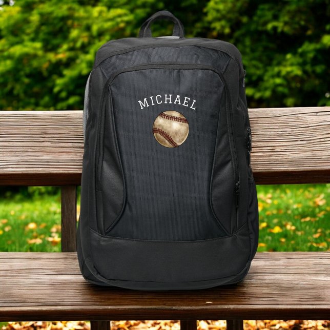 Boys Baseball Ball Kids Sports School Port Authority® Backpack (Creator Uploaded)